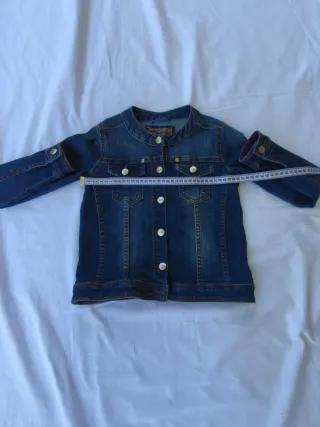 Giacca di jeans bimba 7-8