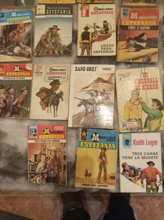 Novelas del oeste vintage