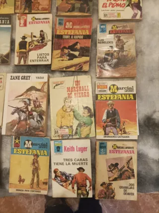 Novelas del oeste vintage