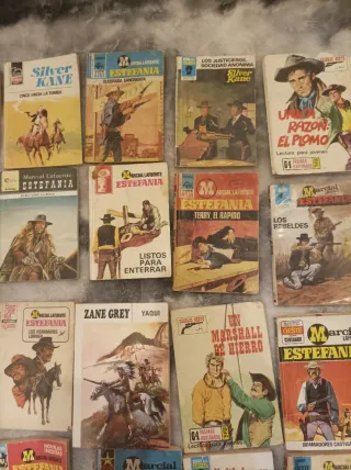 Novelas del oeste vintage