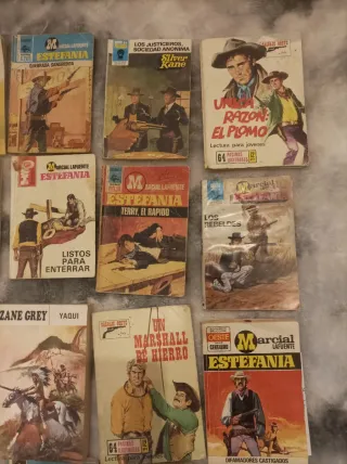 Novelas del oeste vintage