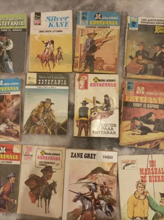 Novelas del oeste vintage