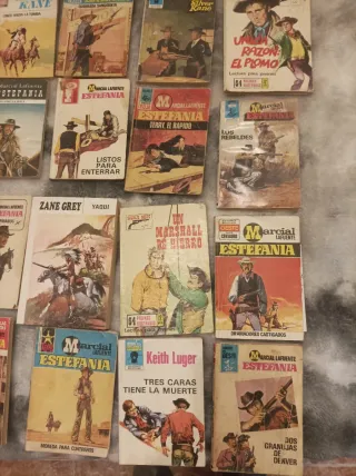 Novelas del oeste vintage
