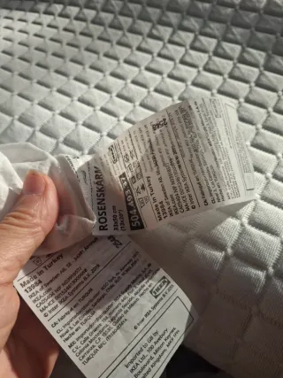 2 Almohadas ergonómica ROSENSKÄRM IKEA más fundas