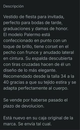 Vestido de fiesta verde con abertura