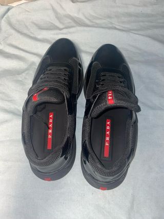 Prada American Cup Zapatillas Negras