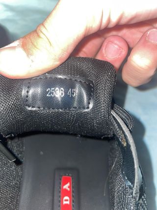 Prada American Cup Zapatillas Negras