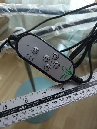 Luz LED Cultivo 2 Cabezales Tricolor