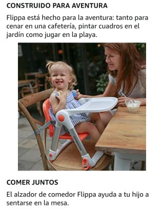 Trona Plegable / Alzador para bebé Apramo + Funda