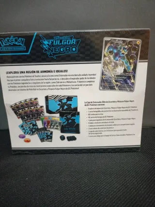Caja Entrenador Élite Pokémon Fulgor Negro