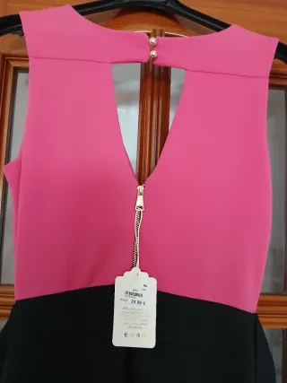 Mono fuscia y negro Talla M