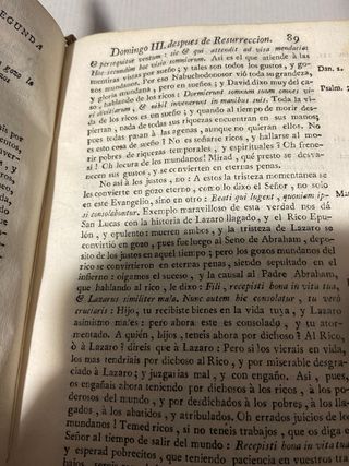 Antiguo libro siglo XVII XIII?Platicas Dominicales