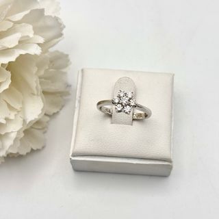 Anillo de oro 18kt con diamantes