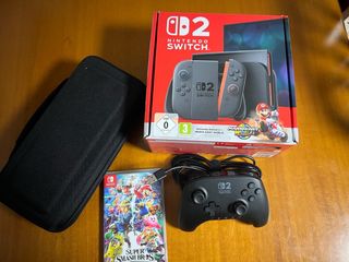 Nintendo Switch + Mando y Super Smash Bros.