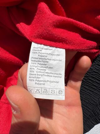 Giacca Puma Vintage Anni '90 Rossa/Nera