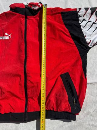 Giacca Puma Vintage Anni '90 Rossa/Nera