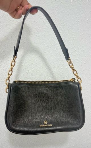 Bolso Piel Michael Kors Negro Auténtico