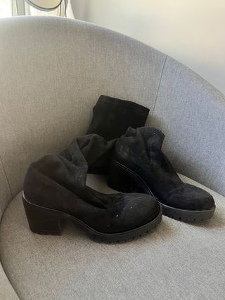 Botas altas negras
