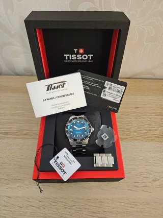 Tissot Seastar 1000 Powermatic 80 - Relógio Azul