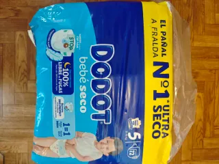 Pañales Dodot Bebé Seco Talla 5 (72 uds)