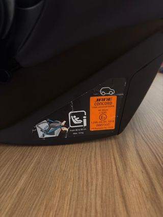 Carro de bebé Concord negro + base isofix