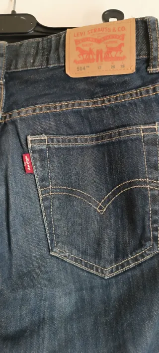Jeans Levi's 504 taglia 12 anni