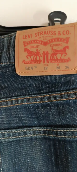 Jeans Levi's 504 taglia 12 anni