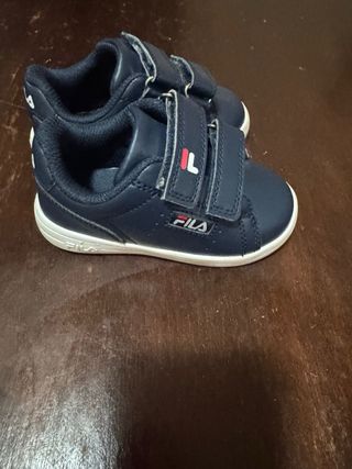 Zapatillas Fila Niños Azul/Blanco