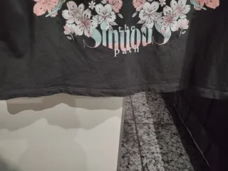 Camiseta Bershka Mujer Estampado Serpiente
