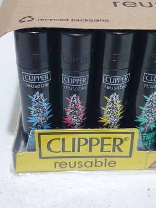 Set 48 Accendini Clipper Large Riutilizzabili