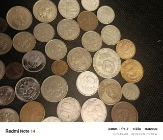 Lote de monedas antiguas rusas y soviéticas