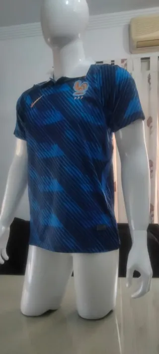 Camiseta de fútbol azul FFF