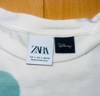 Camiseta Zara Mickey Mouse Talla S