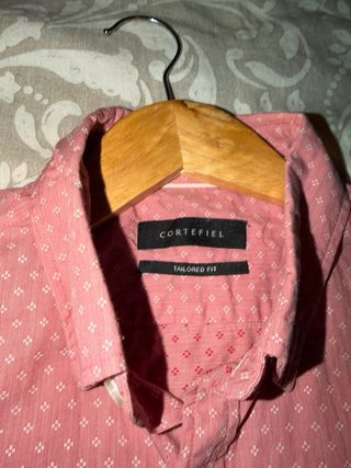 Camisa rosa Cortefiel