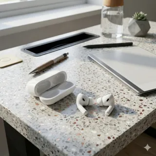 Auriculares inalámbricos blancos