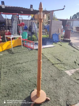 Perchero vintage madera y metal