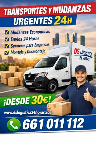. MUDANZAS Y TRANSPORTE 30€