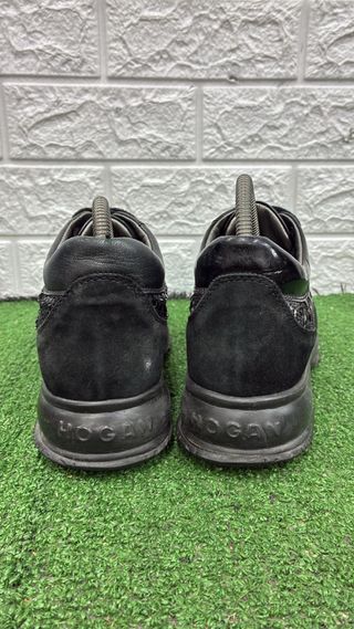 Scarpe Hogan nere con paillettes