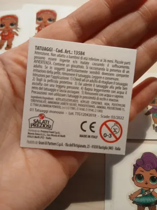 Tatuaggi temporanei LOL Surprise