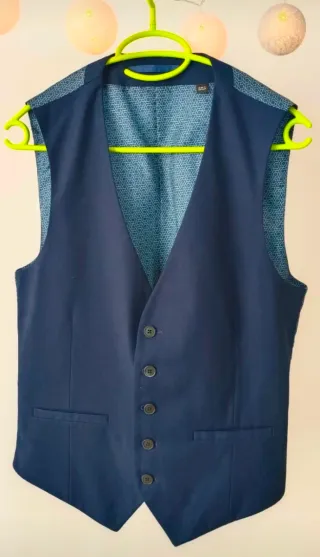 Traje de chaqueta azul