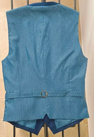 Traje de chaqueta azul
