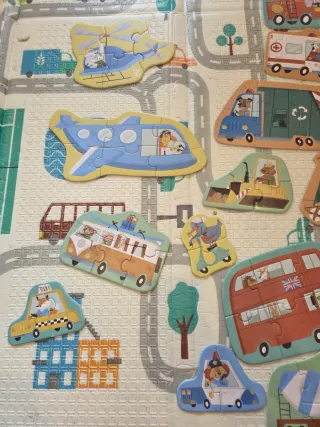 Puzzle evolutivo de vehículos Hape