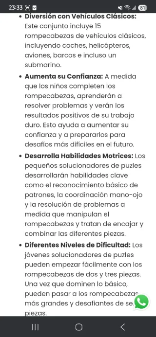 Puzzle evolutivo de vehículos Hape