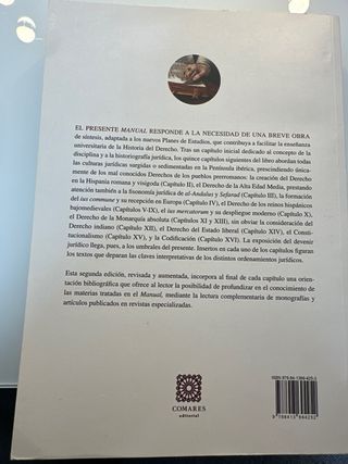 Manual de Historia del Derecho