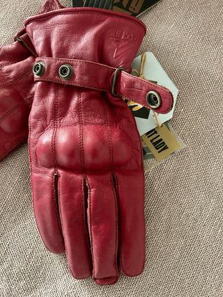 Guantes de Moto By City color burdeos