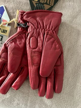 Guantes de Moto By City color burdeos
