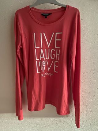Camiseta niña 12 años Live Laugh Love McGregor