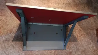 Mesa de cocina Cancio abatible con diseño mosaico