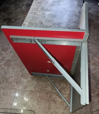 Mesa de cocina Cancio abatible con diseño mosaico