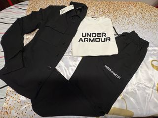 Conjunto Under Armour Camiseta, Camisa y Pantalón